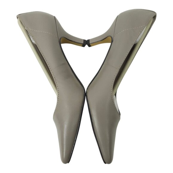 Bella Vita WOW Taupe Pump Womens Size 5 M Kitten Heel Leather Kidskin NEW - Picture 6 of 15